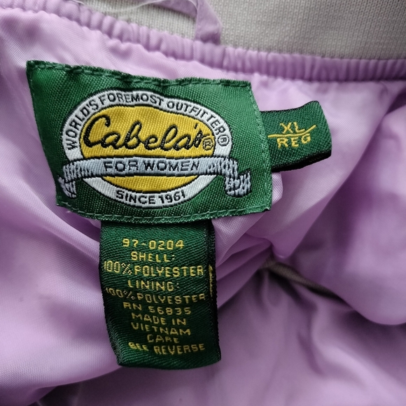 Cabela's Lavender Pullover Jacket - Picture 4 of 4